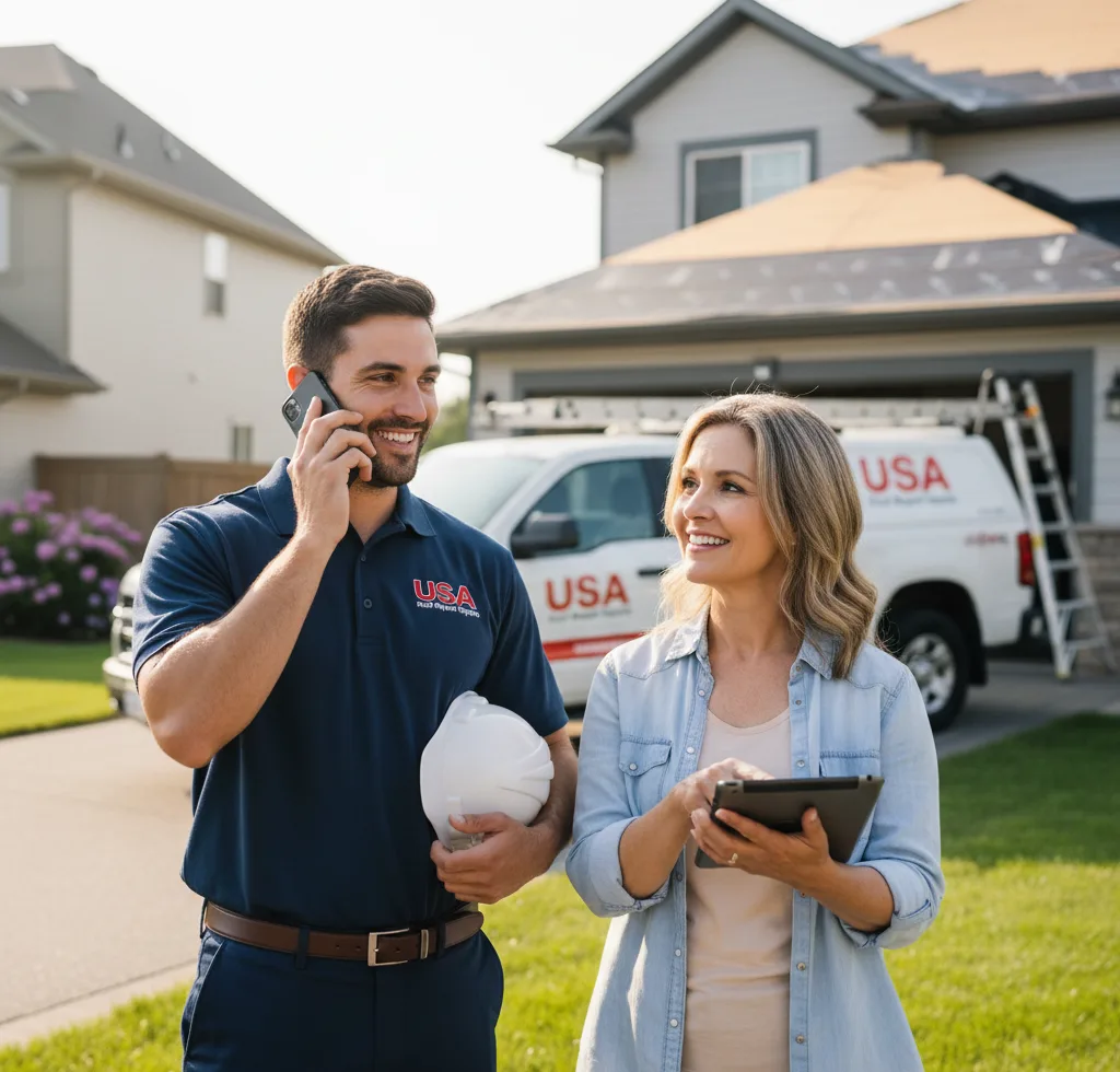 USA Roof Repair Experts customer support in Larue